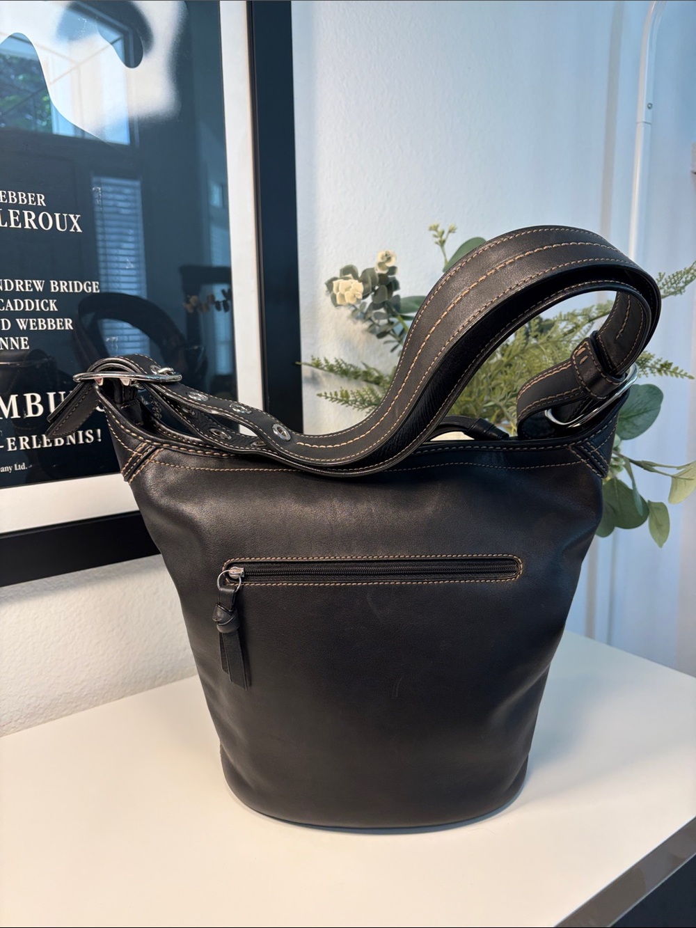 Vintage Coach Bleeker Bucket Duffle Bag - Picture 6 of 14